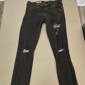 AG Adriano Goldschmied jeans the legging super skinny black 28R EUC